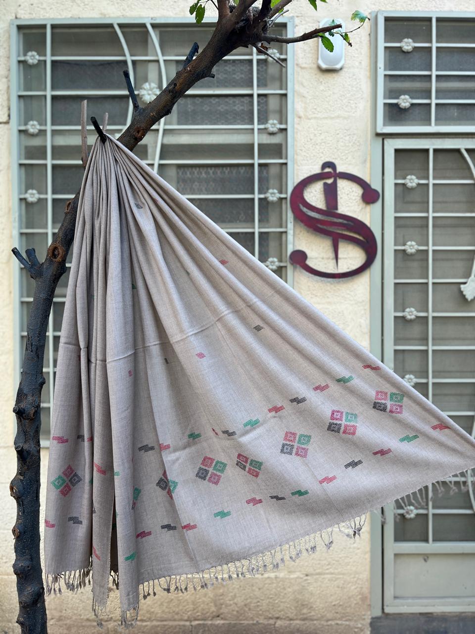 Khaddi Embroidery Shawls