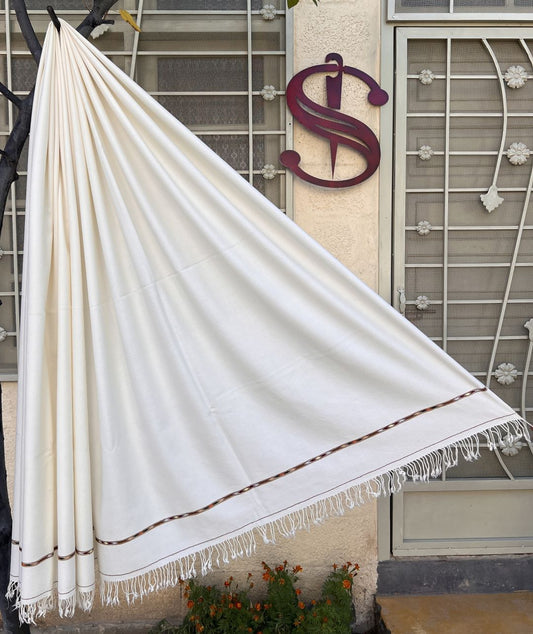 Swati Shawl | Men Premium Wool 72 Shawl - 450g